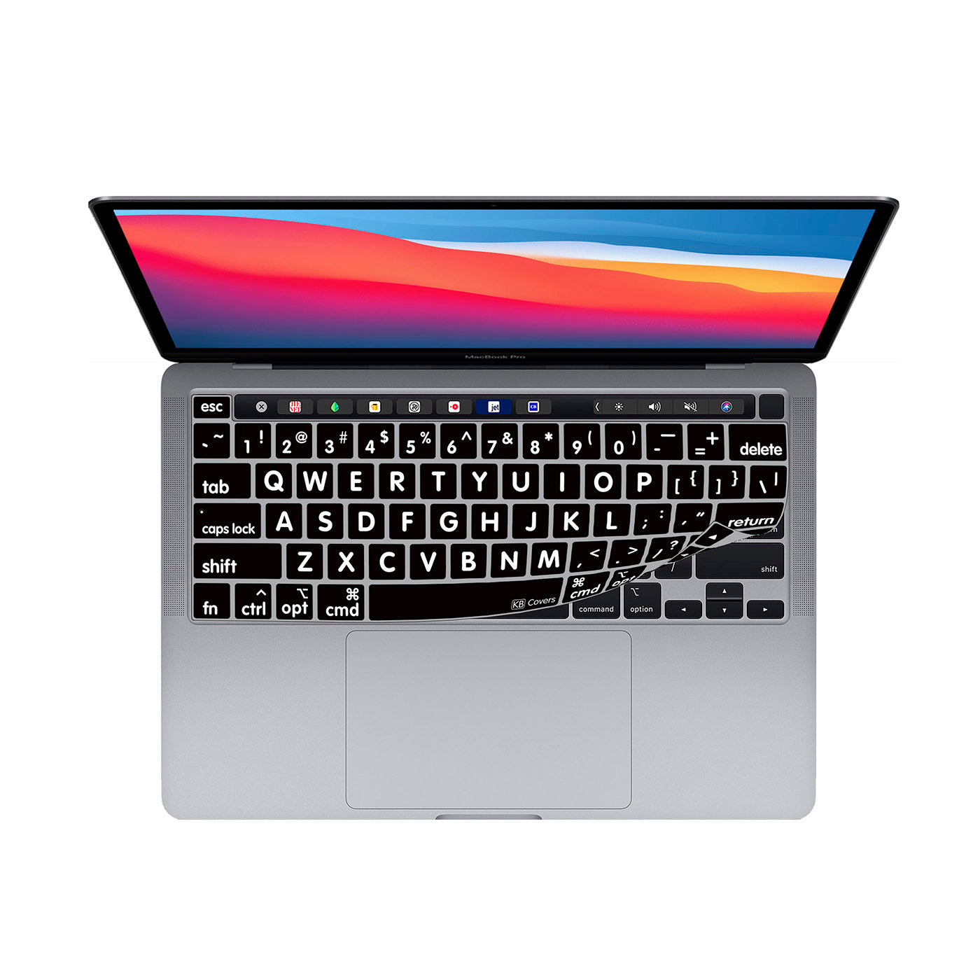 KB Covers Large Print Keyboard Cover for Macbook Pro 13 Inch 16 Inch